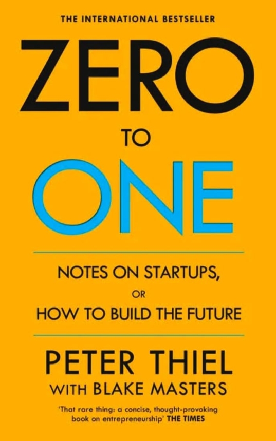 Zero To One Book In English Edition BY Peter Thiel